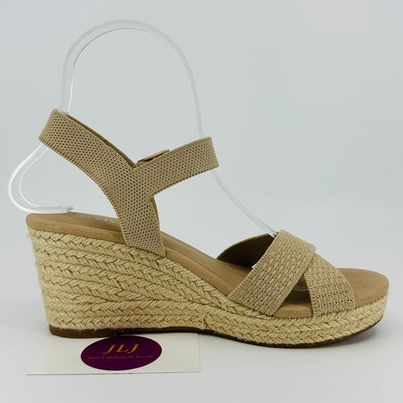 Vivaia Women's Sally Pro Espadrille Wedge Sandals Almond Size 36 EU/ 5.5-6 US - Picture 7 of 11